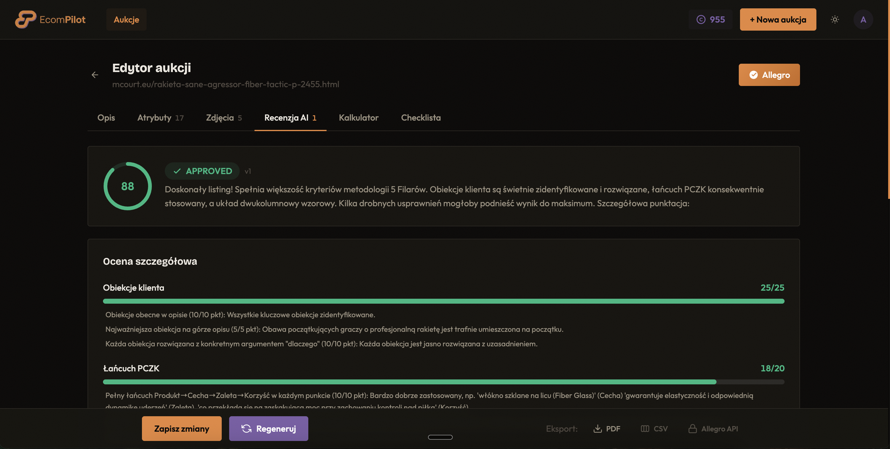 EcomPilot — Recenzja AI listingu